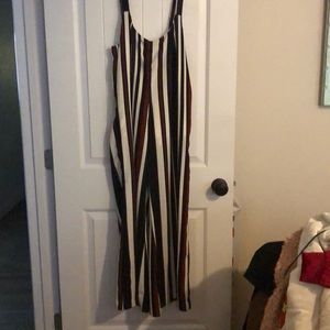 Striped Jumper Overall set